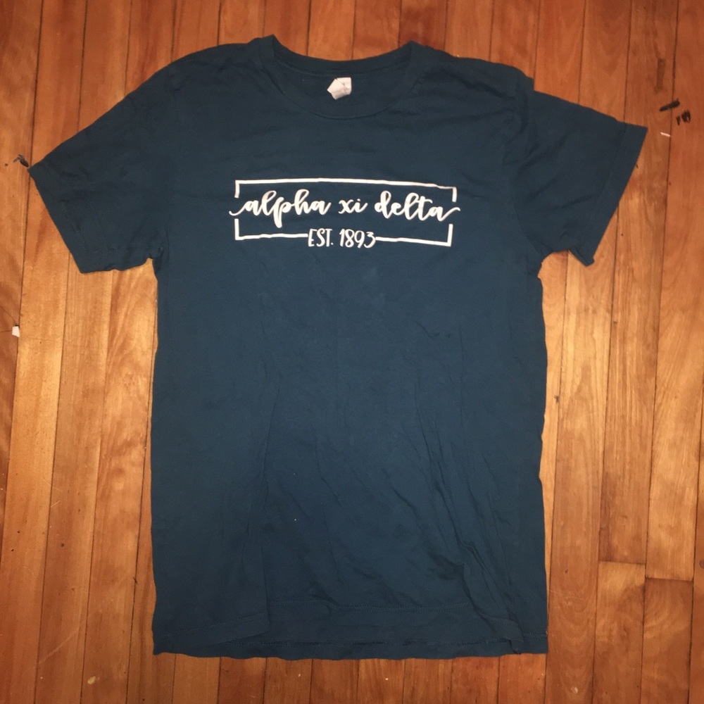 Blue Alpha Xi Delta tee